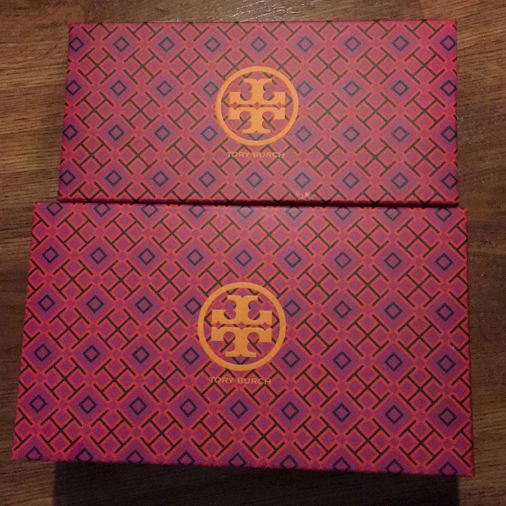 2 Tory Burch shoe boxes